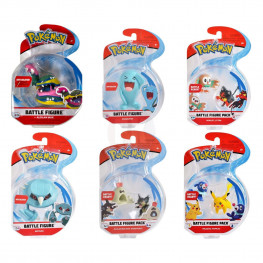 Pokémon Battle figúrka Pack Mini figúrkas Assortment 5 cm (6) - Poškodené balenie !